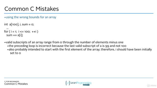 77 Common C Mistakes смотреть онлайн