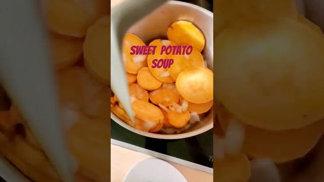 Creamy🍠 Sweet Potato Soup #shortvideo #delicious #homemade #food #yummy #soup #sweet #potato #cream смотреть онлайн