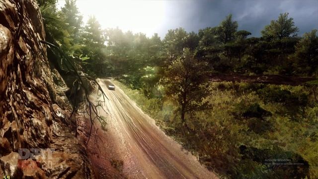 Drifting on a rally stage in a Datsun 240Z- Dirt Rally 2.0 смотреть онлайн