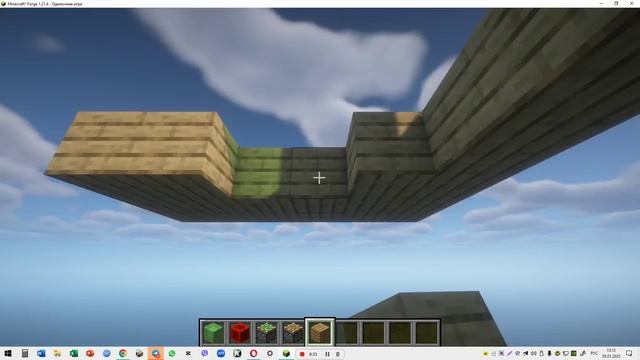 как построить самолёт в майнкрафте ( без модов ) смотреть онлайн