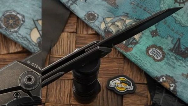 Складной нож Kizer Knives M_Stealth сталь S35VN, титан