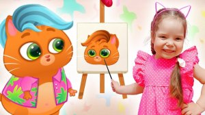 Мультик для детей про котика Bubbu | Настя помогает Бубу вернуть память