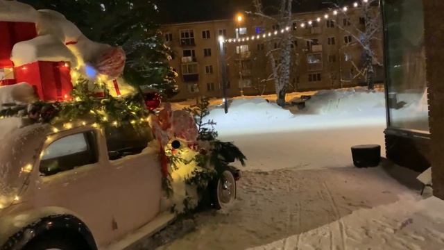 Закрытый город Зеленогорск (Красноярск - 45) - новогодняя ёлка, набережная, водокачка. Зима 2024 год смотреть онлайн