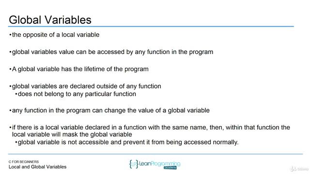 59 Local and Global Variables смотреть онлайн