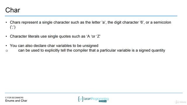 21 Enums and Chars смотреть онлайн
