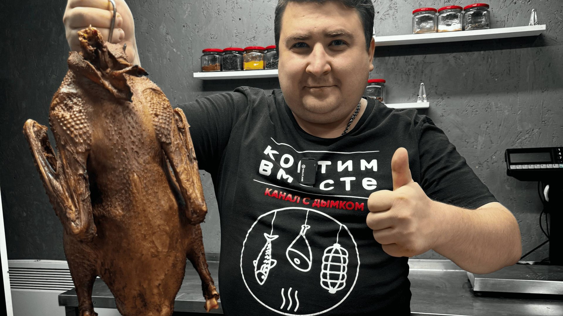 ГУСЬ ГОРЯЧЕГО КОПЧЕНИЯ! ПРЕКРАСНОЕ БЛЮДО НА РОЖДЕСТВО! смотреть онлайн