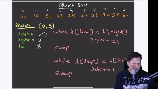 Quick Sort | DSA using Python | हिंदी में | MySirG смотреть онлайн