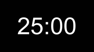 Таймер на 25 минут