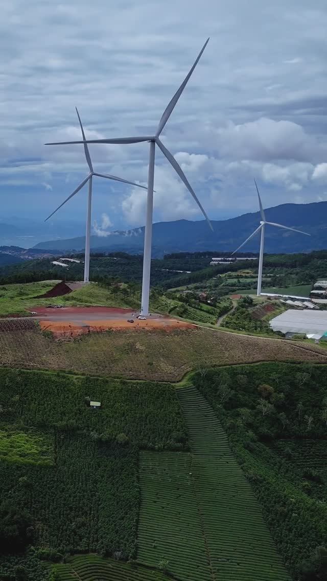 Ветряки Далата ❤️ #вьетнам #далат смотреть онлайн