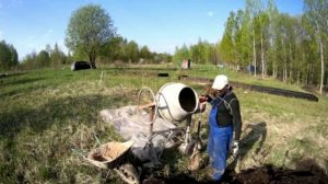Делаю Плодородную Почву Для Грядок из Торфа и Песка в Бетономешалке - Весна - 2018