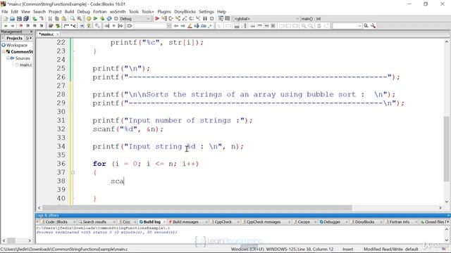 73 Demonstration Utilizing common string functions смотреть онлайн