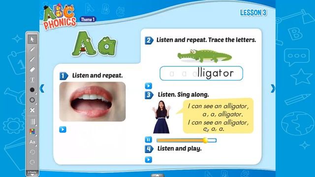 week 3 smart phonics book ABC letters смотреть онлайн