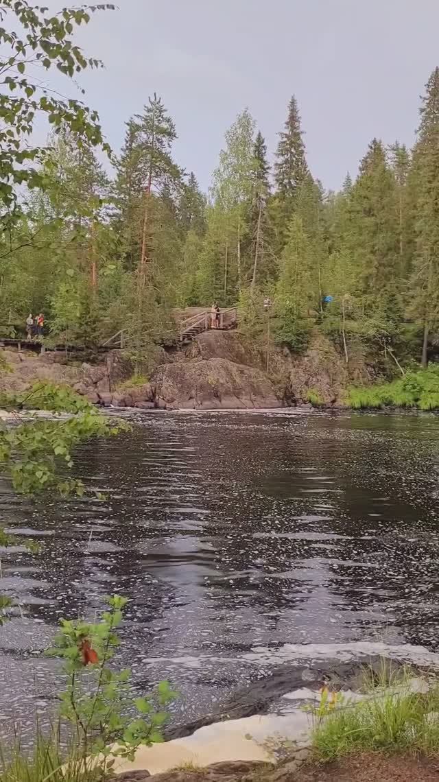 Карелия 2024. Водопады Ахинкоски. Июль 2024 (Часть 2).mp4 смотреть онлайн