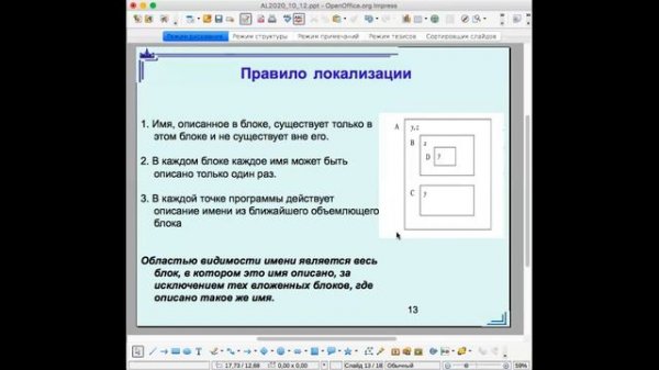 Язык Pascal (Паскаль). Процедуры. Способы передачи параметров. Правило локализации. Лекци12