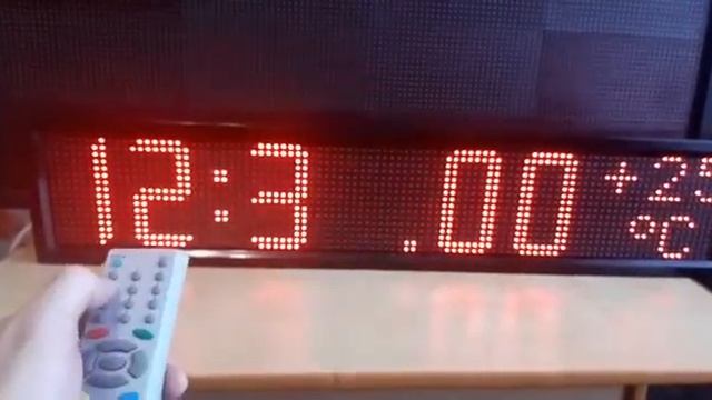 Табло таймер для лёгкой атлетики или лыжных гонок с функциями прямого и обратного отсчёта времени. смотреть онлайн