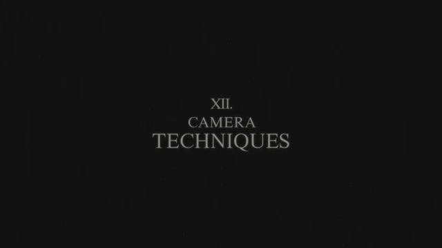 12.Camera Techniques смотреть онлайн