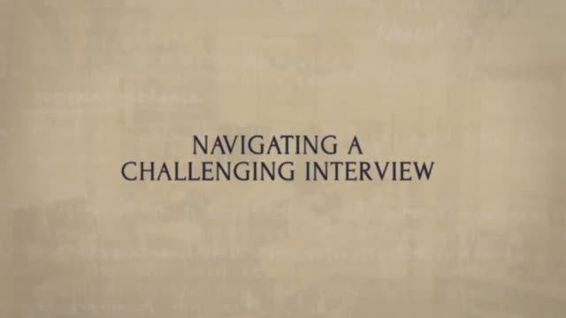 16.Case Study Navigating a Challenging Interview смотреть онлайн