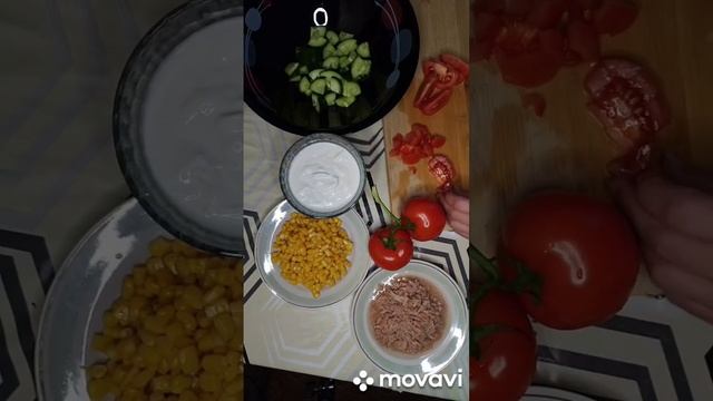 #shorts Быстрый и вкусный салат с тунцом смотреть онлайн