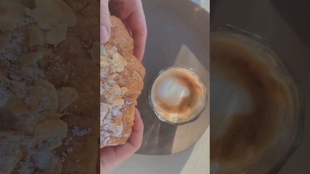 Миндальный круассан 🥐 #shorts video Эстетика видео смотреть онлайн