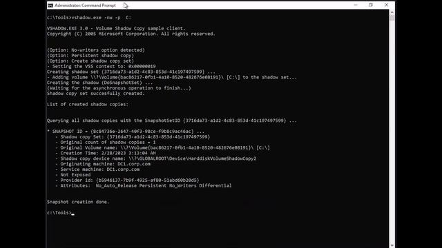 18.2.2. Shadow Copies смотреть онлайн