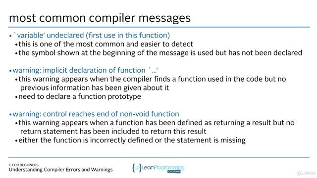 78 Understanding Compiler Errors смотреть онлайн