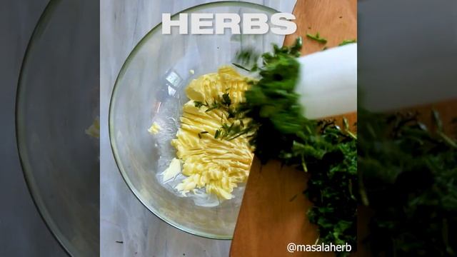Herb Compound Butter Recipe #shorts смотреть онлайн