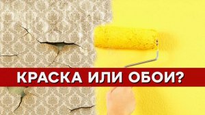 КРАСКА или ОБОИ — ЧТО ЛУЧШЕ? /Покраска стен и поклейка обоев. ПЛЮСЫ И МИНУСЫ
