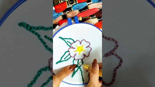 my original embroideryd work #shorts смотреть онлайн
