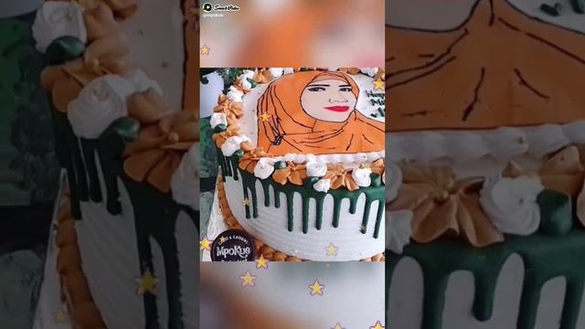cake foto || cake lukis смотреть онлайн