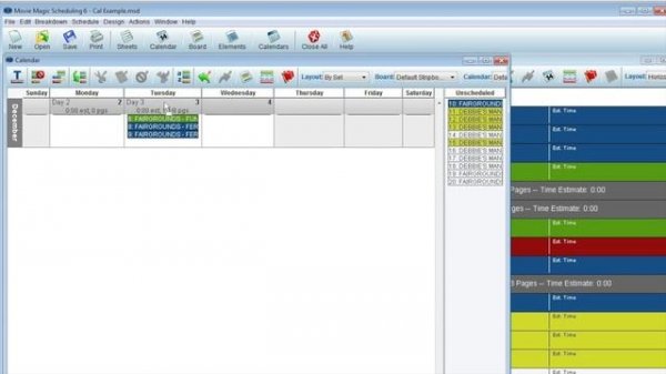 Movie Magic Scheduling - Calendar Module Training