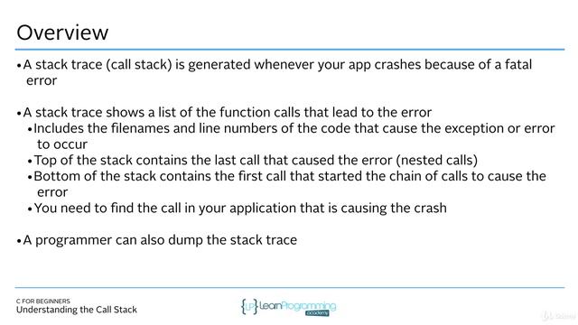 75 Understanding the call stack смотреть онлайн