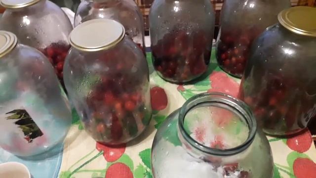 ВЛОГ. Первые закруточки этого года. Компот из черешни. смотреть онлайн
