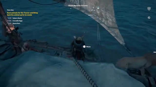 Assassin's Creed® Origins lion on a boat смотреть онлайн