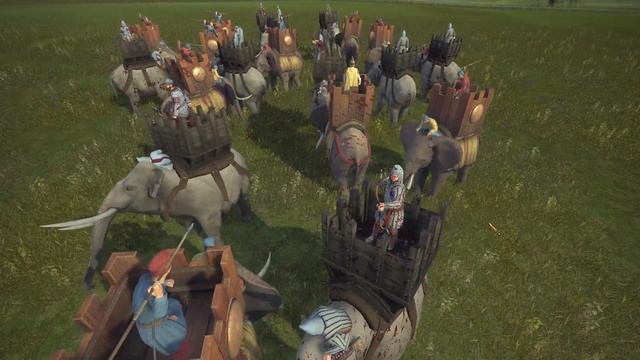 Total War: Rome II 1vs1: African War Elephants vs Indian War Elephants смотреть онлайн