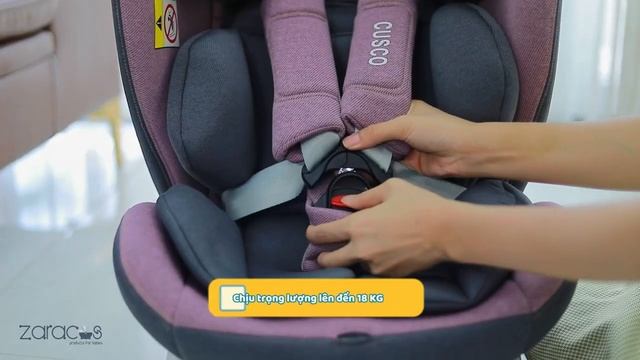 Giới thiệu Ghế Ngồi Ô Tô ISOFIX Cho Bé Zaracos Cusco 6406 Bảo Hành 3 Năm Chính Hãng USA смотреть онлайн