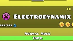 прохождение electrodinamix в geometry dash