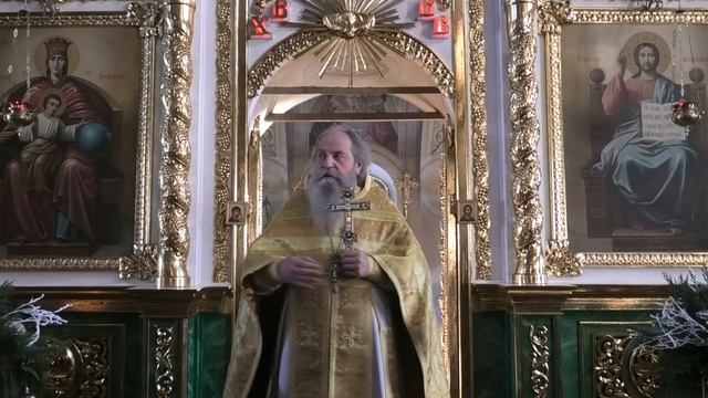 Проповедь отца Павла. Неделя 28-я по Пятидесятнице. 05.01.25 смотреть онлайн