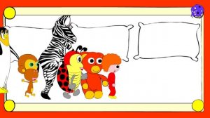 Ten in the bed nursery rhyme, songs for kids, toddlers