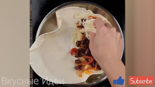 Овощная Кесадилья #рецепт #вкусно #кулинария #завтрак #обед #ужин смотреть онлайн