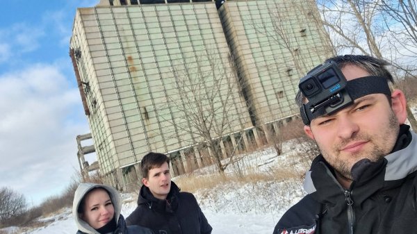 Angree Girl  и заброшенный элеватор Воронеж