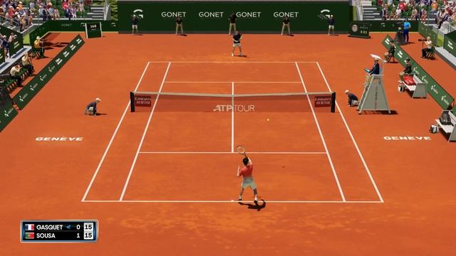 AO Tennis 2 - Richard Gasquet vs João Sousa - PS5 Gameplay смотреть онлайн