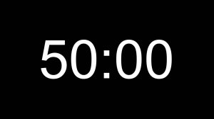 Таймер на 50 минут