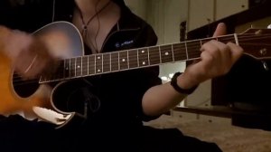 КИНО - Песня без слов (Ритм-гитара под минусовку Фаната группы Кино)