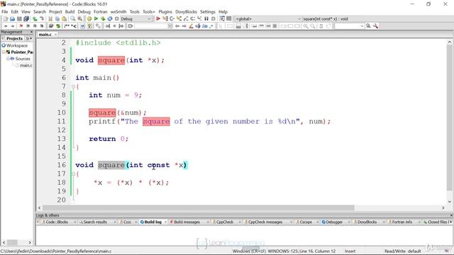 95 Demonstration Using Pointers as parameters смотреть онлайн