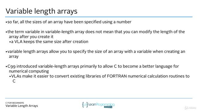 50 Variable Length Arrays смотреть онлайн