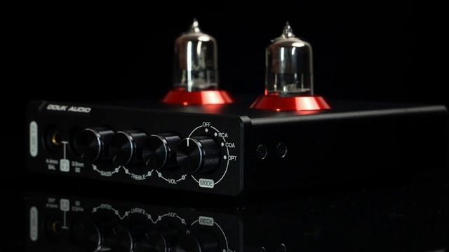 Douk Audio Tube-T7 Tube DAC Preamp COAX/OPT to RCA Converter Balanced Headphone Amp 24Bit/192KHz смотреть онлайн