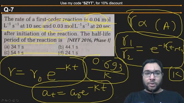 Chemical Kinetics - Previous Year Questions | NEET 2020 | NEET Chemistry | NEET UG смотреть онлайн