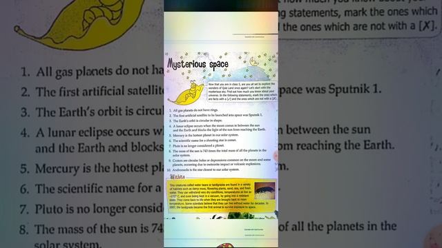 Know for sure book Class 5 GK Topic Mysterious space смотреть онлайн