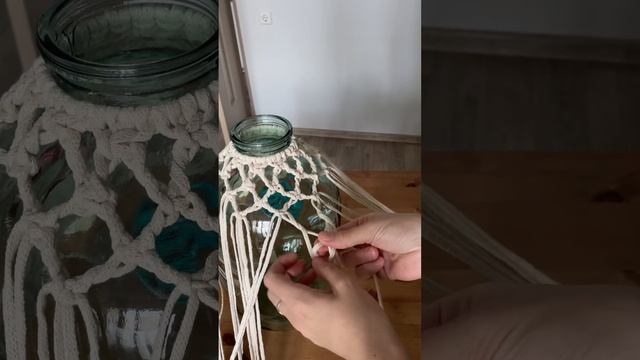Ваза макраме #macrame #tutorial #макраме #diy смотреть онлайн