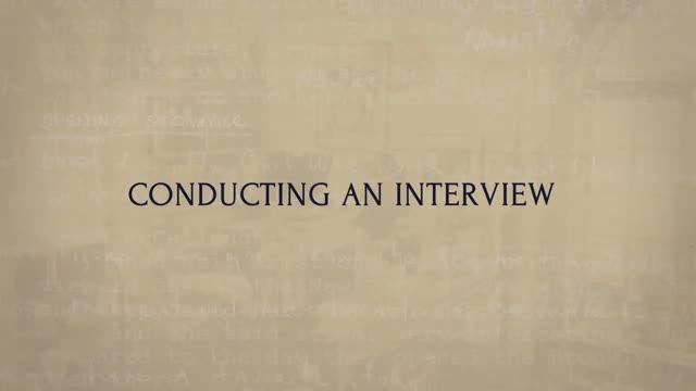15.Conducting an Interview смотреть онлайн
